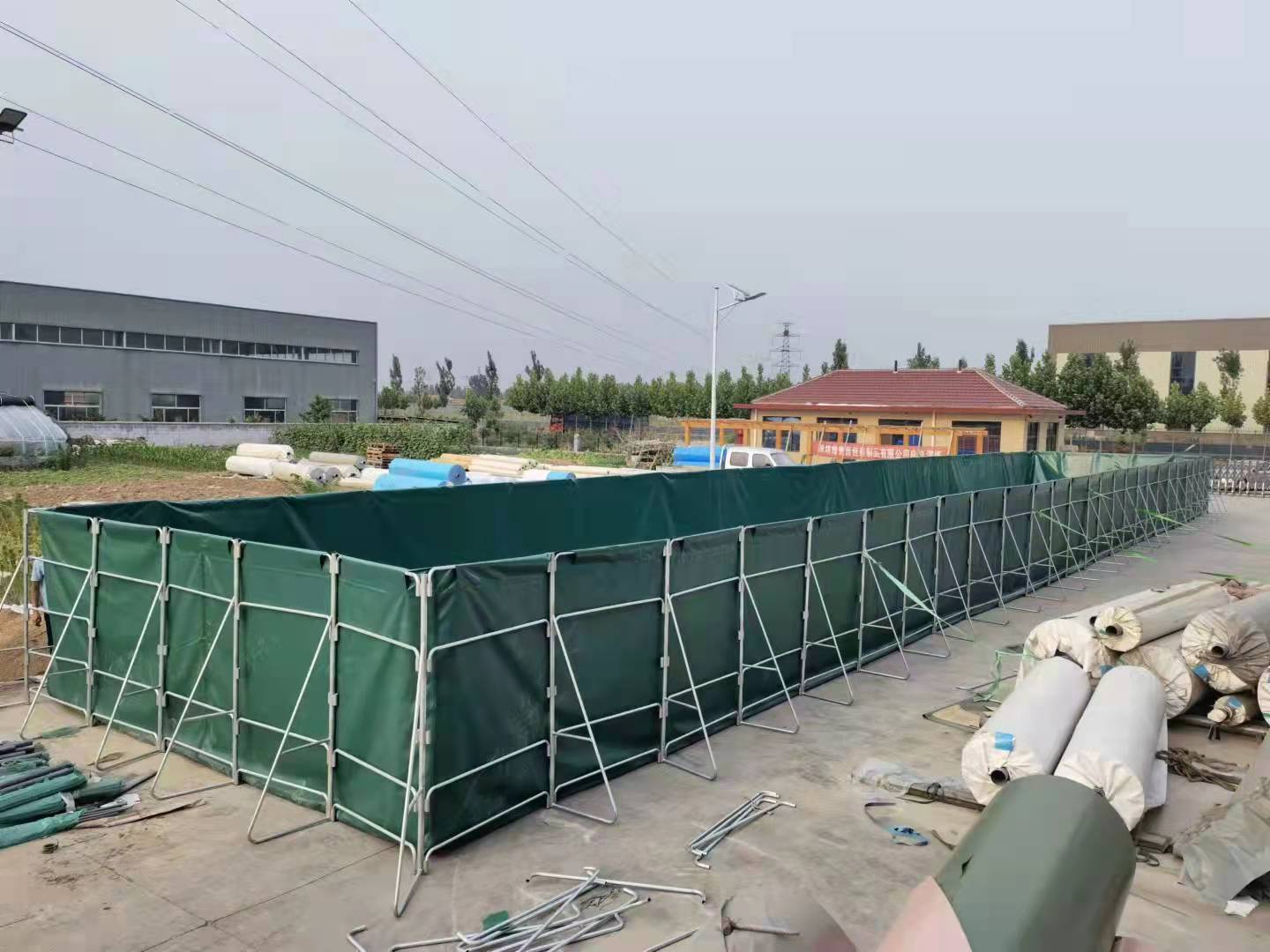 WOLIZE  3000l 5000l fish pond FISH FARMING POND tarpaulin fish feeder pond plastic pvc fish farming tank pond 13