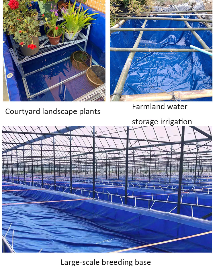 Wolize - Bomba de aerio de piscina de piscina azul de PVC impermeable 18