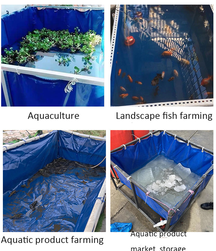 Wolize - Bomba de aerio de piscina de piscina azul de PVC impermeable 17