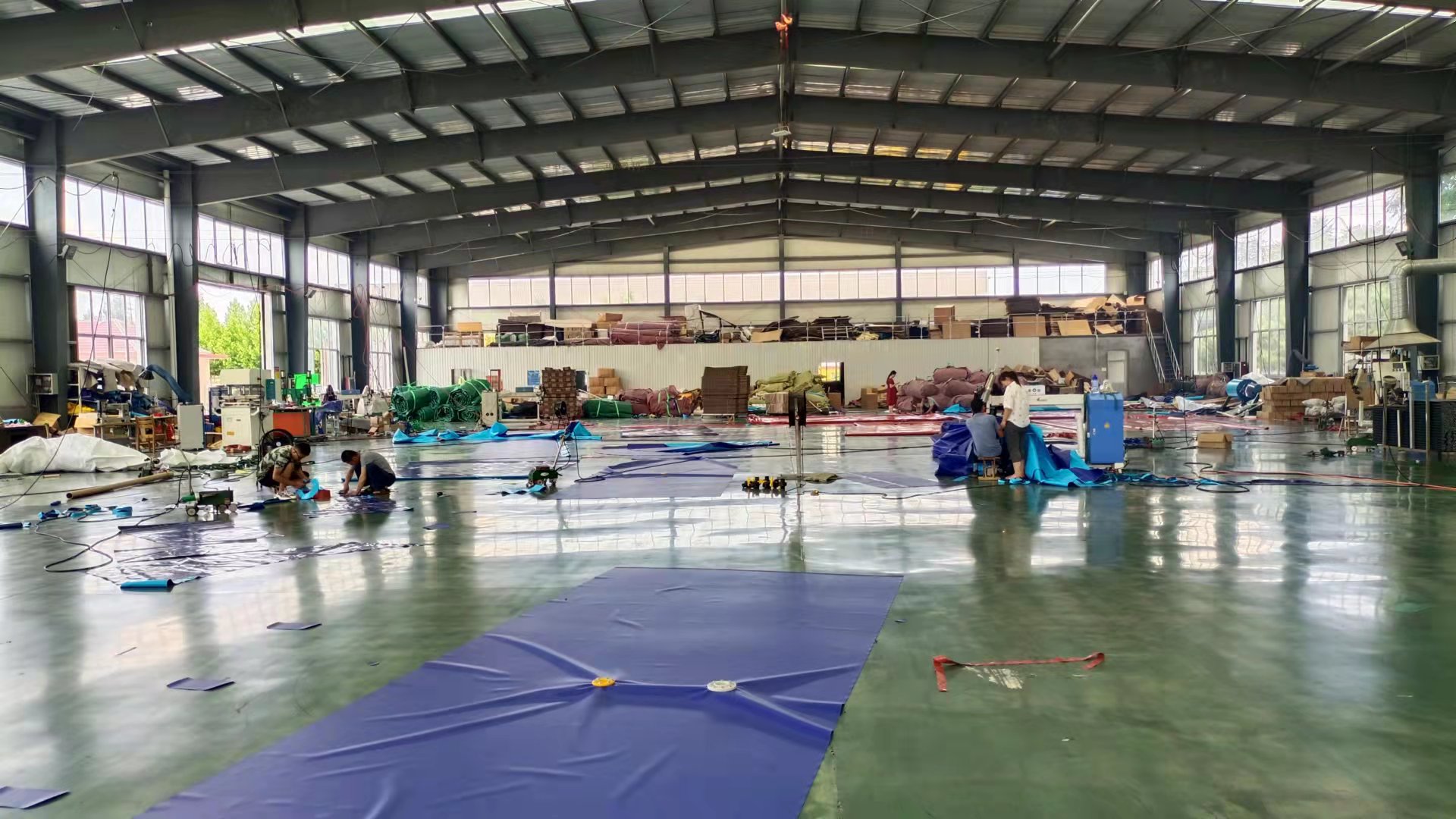 WOLIZE - 10000L Collapsible Inflatable Flexible PVC Tarpaulin water bladder bag hydration water bladder tank FISH FARMING POND1 16