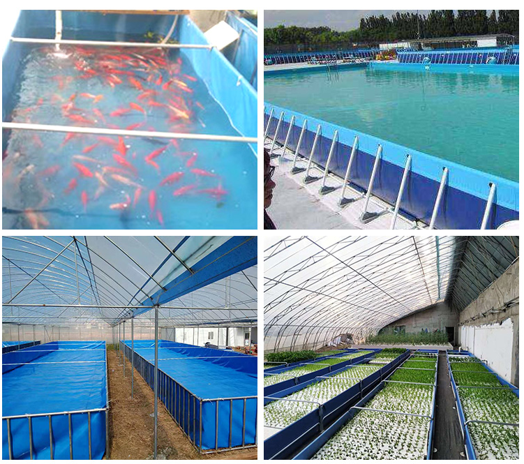 WOLIZE - Rectangular tank PE fish farming tank ponds fish pond aerator farming pond liner fish farm FISH FARMING POND 31