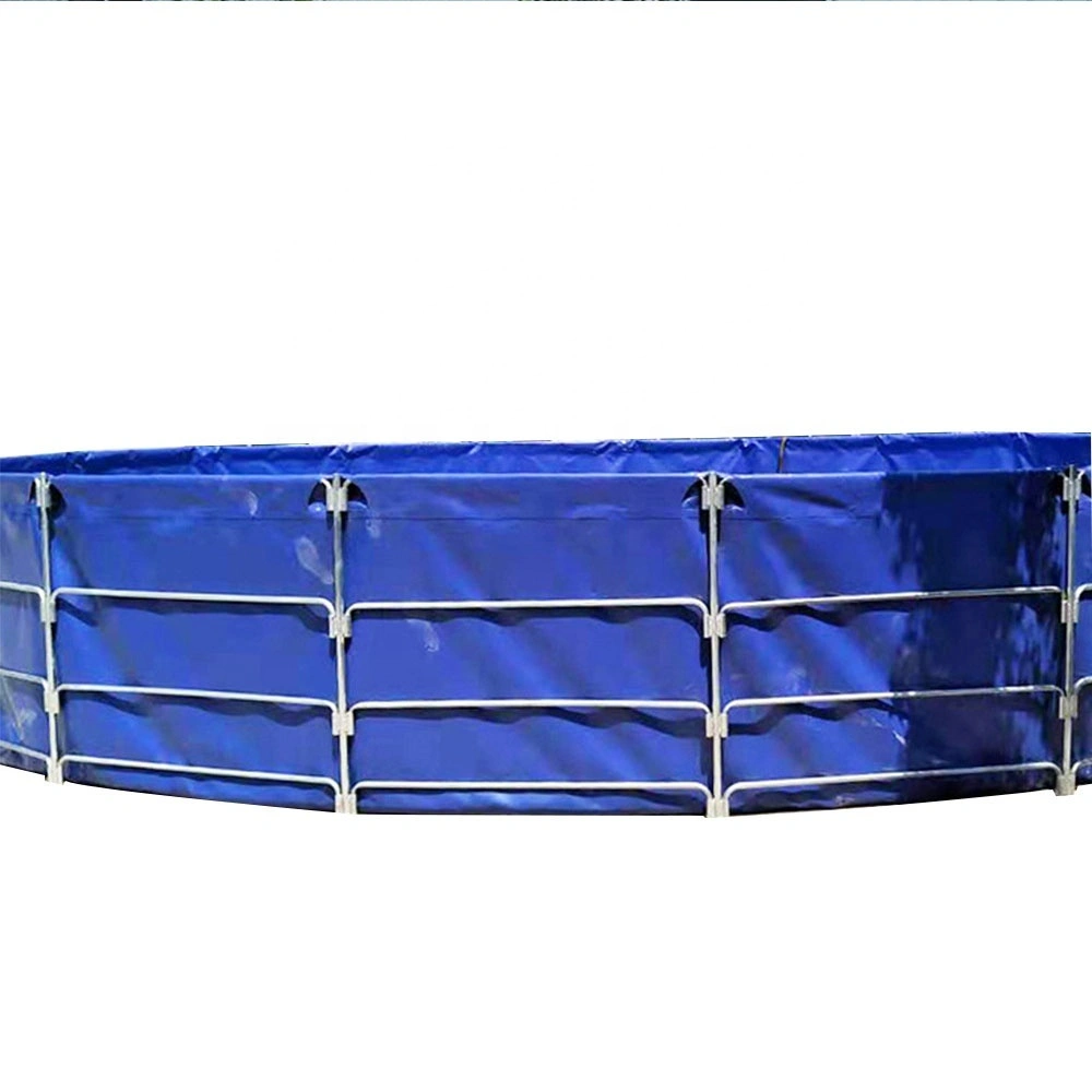 Wolize - PVC 50 galones de 40 galones Cilindro de pescado Cilindro de peces redondeo Estanque de peces 1