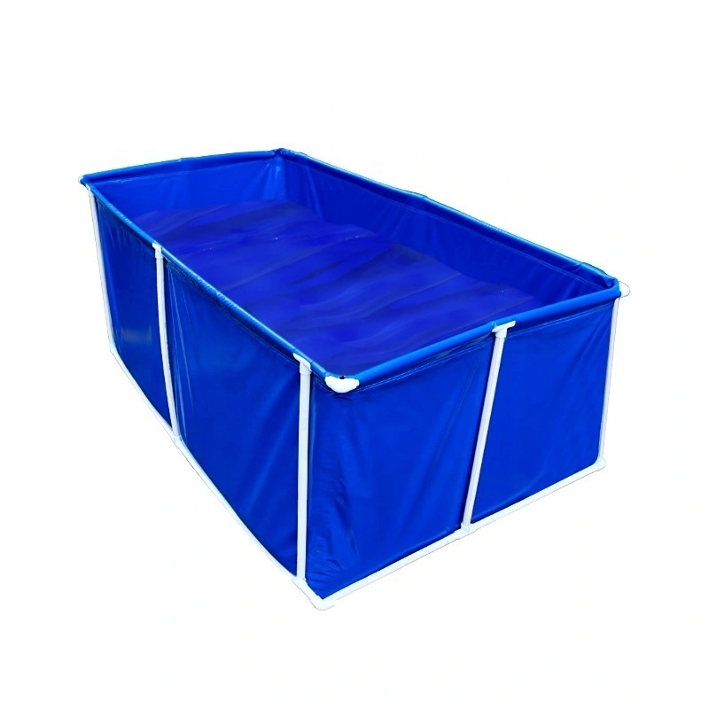 Wolize - Estanque de pescado de lona con soporte de acero inoxidable Tanque de agua de tela impermeable en espesas con pez peces peces estanque 1