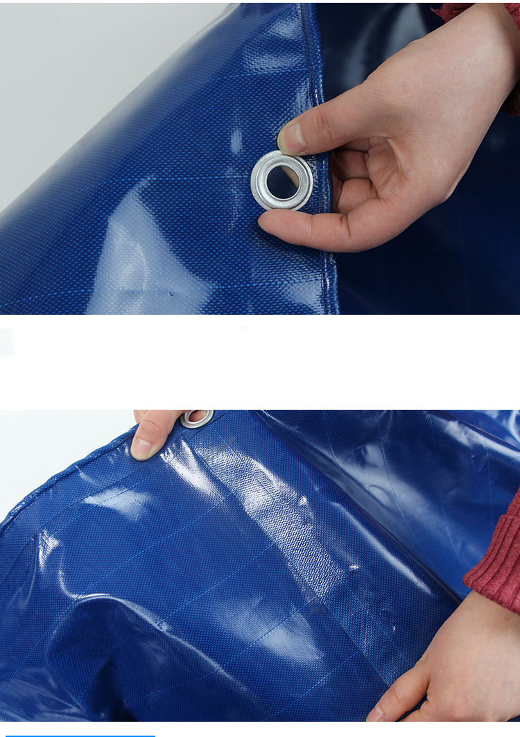 Wolize - Bomba de aerio de piscina de piscina azul de PVC impermeable 11