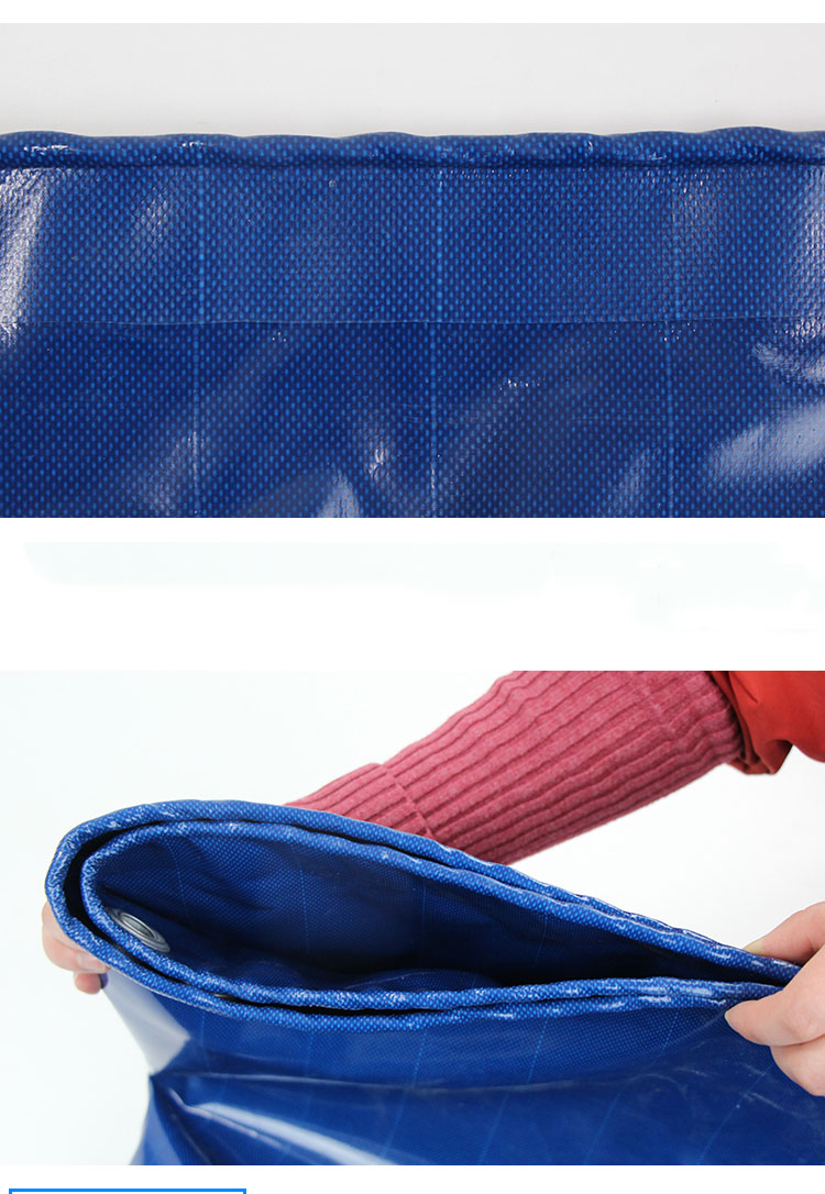 Wolize - Bomba de aerio de piscina de piscina azul de PVC impermeable 9