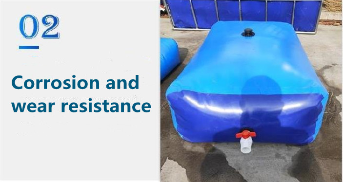 WOLIZE - Agriculture Rectangular Pillow Shape Collapsible PVC Plastic Flexible Liquid Water Storage Bladder tank Transportation package 9