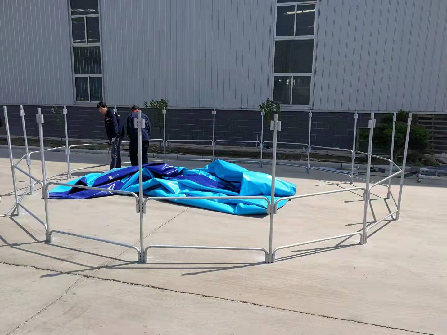 WOLIZE - WLZ high quality aquaculture system indoor fish farming pond supplies water tank fish farming FISH FARMING POND 10