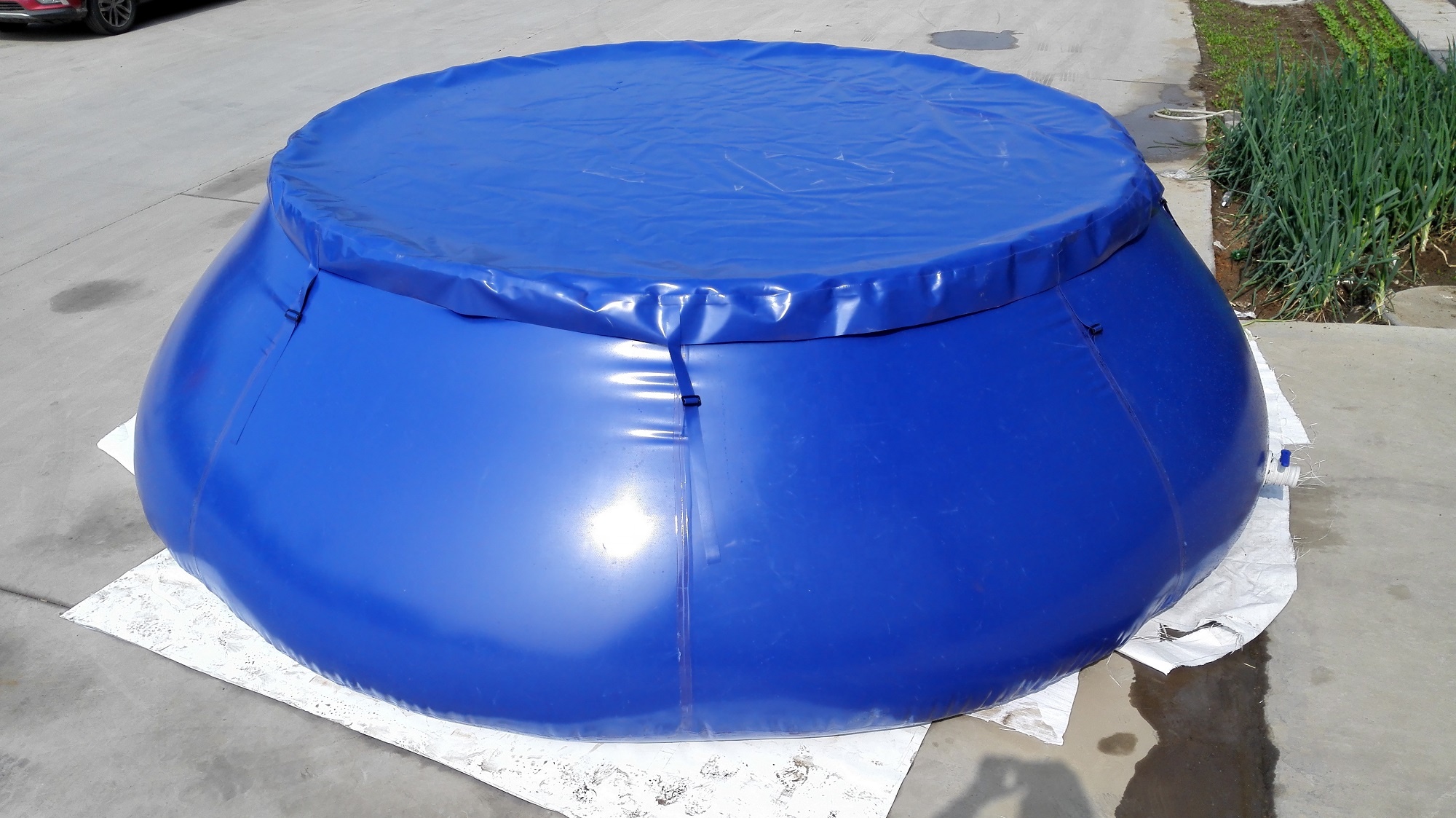 WOLIZE - Fast Availability Anti-UV Folding Collapsible Inflatable PVC Onion Shape Water Tank Onion Tank FLEXITANK 9