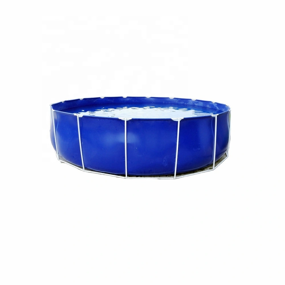 Wolize: acuicultura de peces de pez portátil durable portátil plegable acuicultura de pez redondo de piscina de piscina de piscina 1