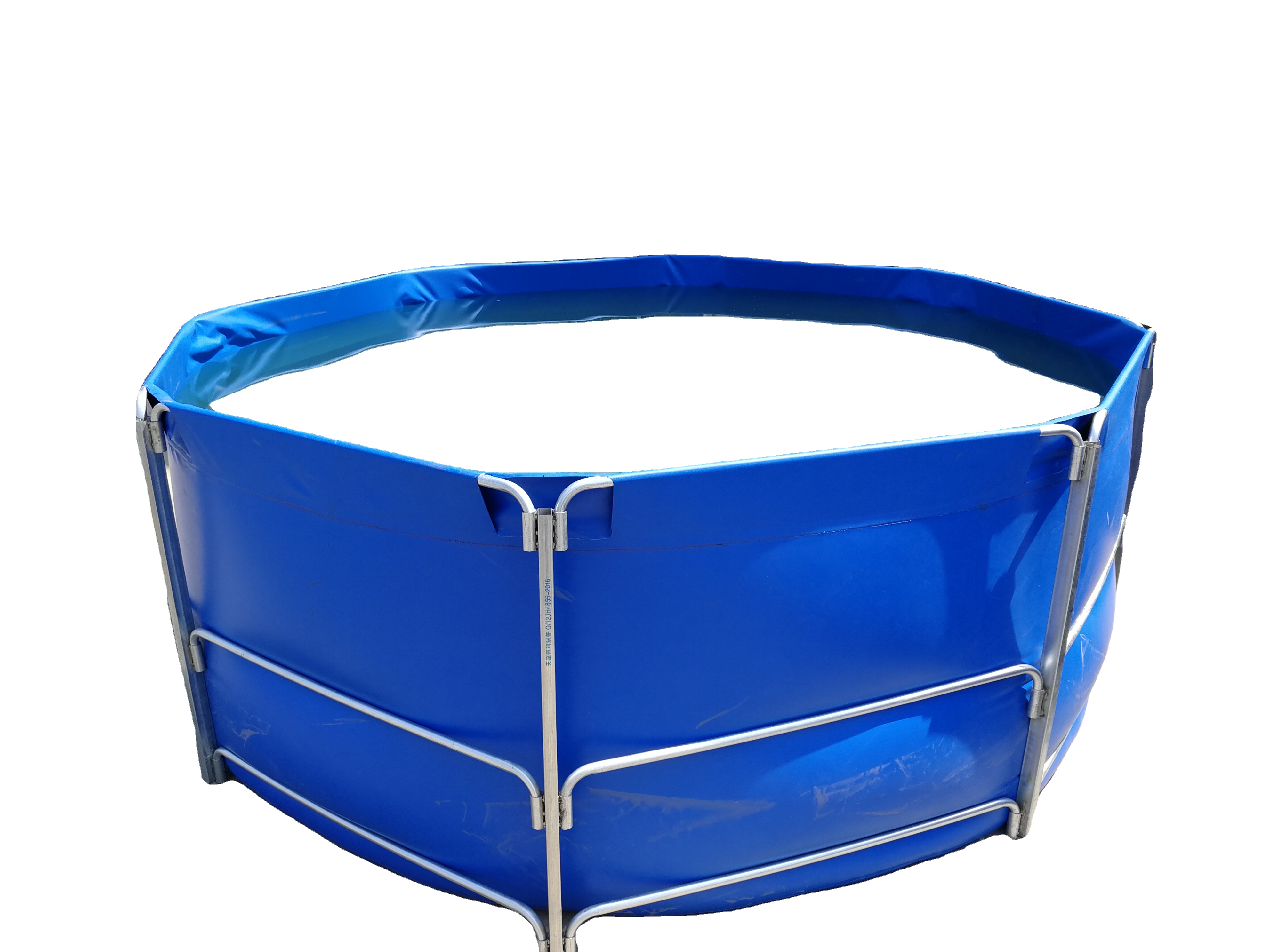 WOLIZE - 10000l Collapsible Flexible food safe Pvc Tarpaulin indoor fish farming equipment for sale removable aquaculture equipment FISH FARMING POND 13