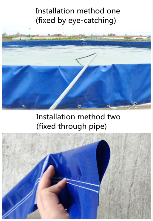 WOLIZE - Hot high quality storage large Fish Farming PVC water tank FISH FARMING POND 15