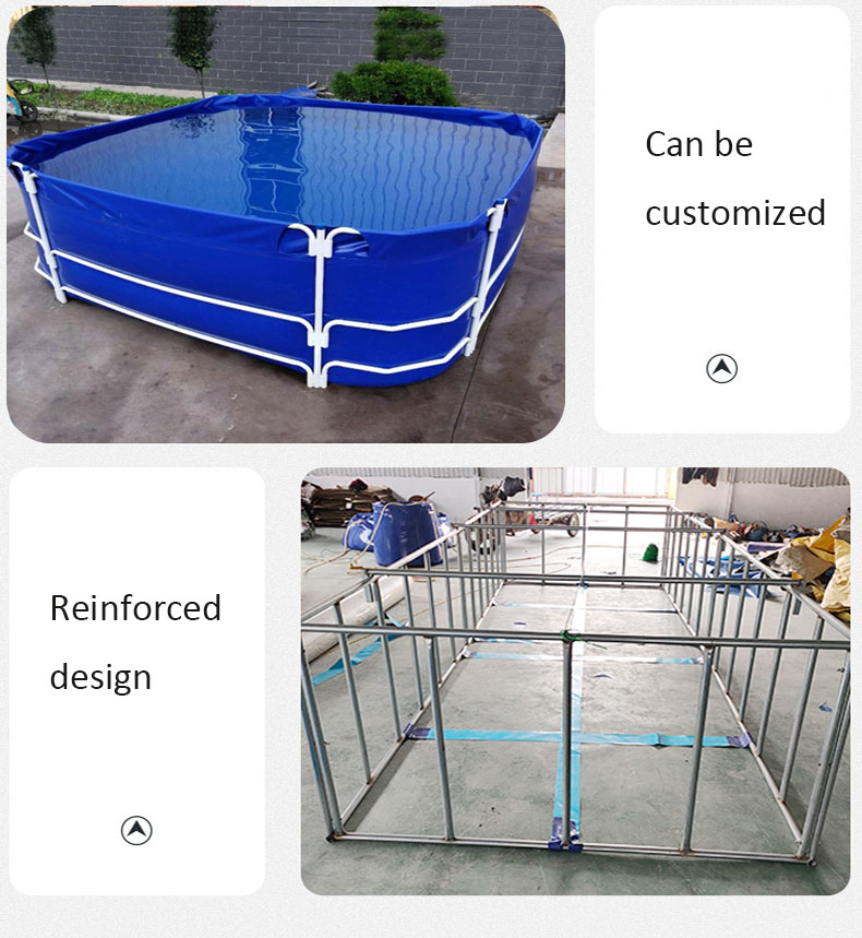 WOLIZE - Wholesale market flexible pvc storage water tank pvc water tank storage pvc water tank FISH FARMING POND 15