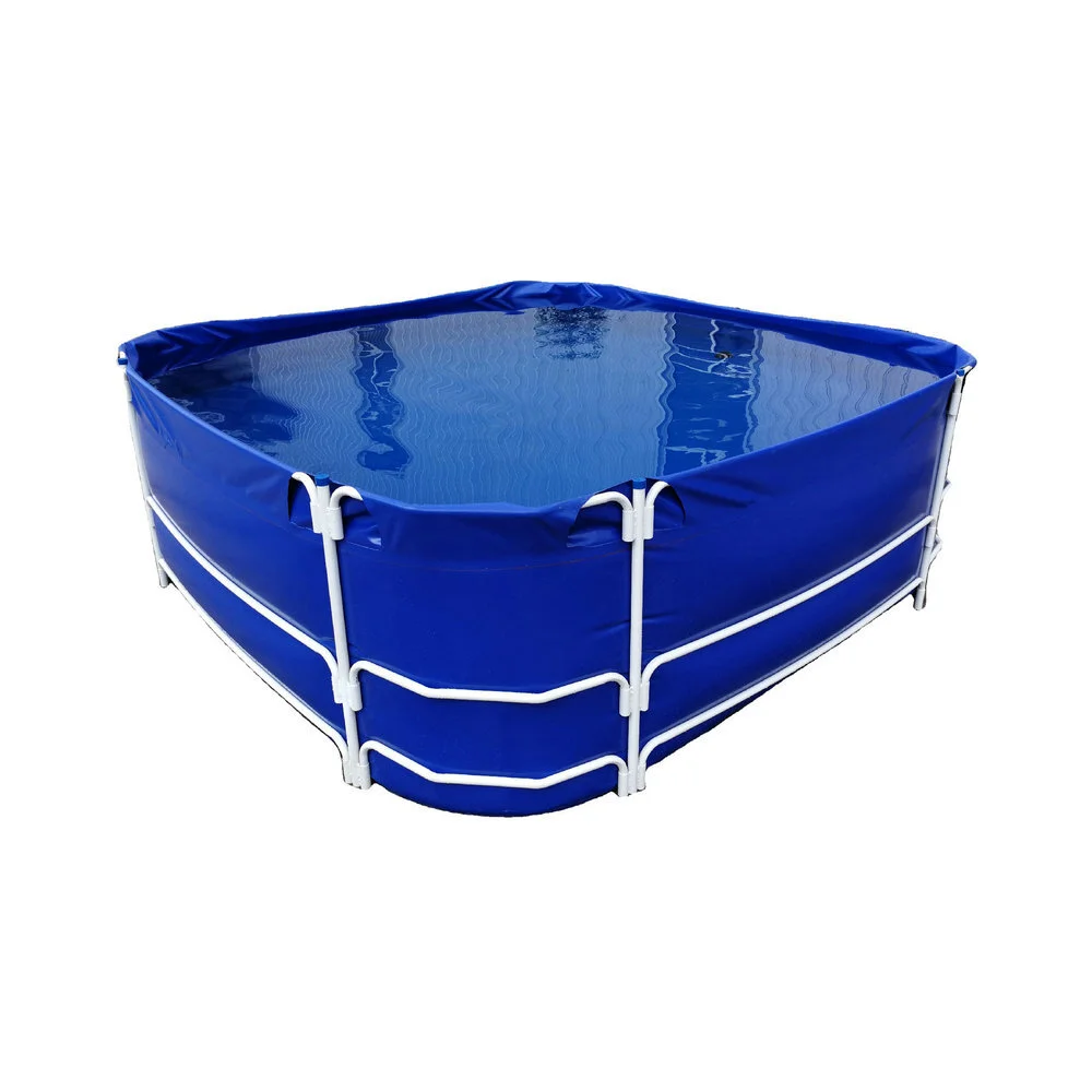Wolize - PVC portable personnalisé PVC PVC PVC PVC Round Shape Water Tank Fishing Farming Pond 1