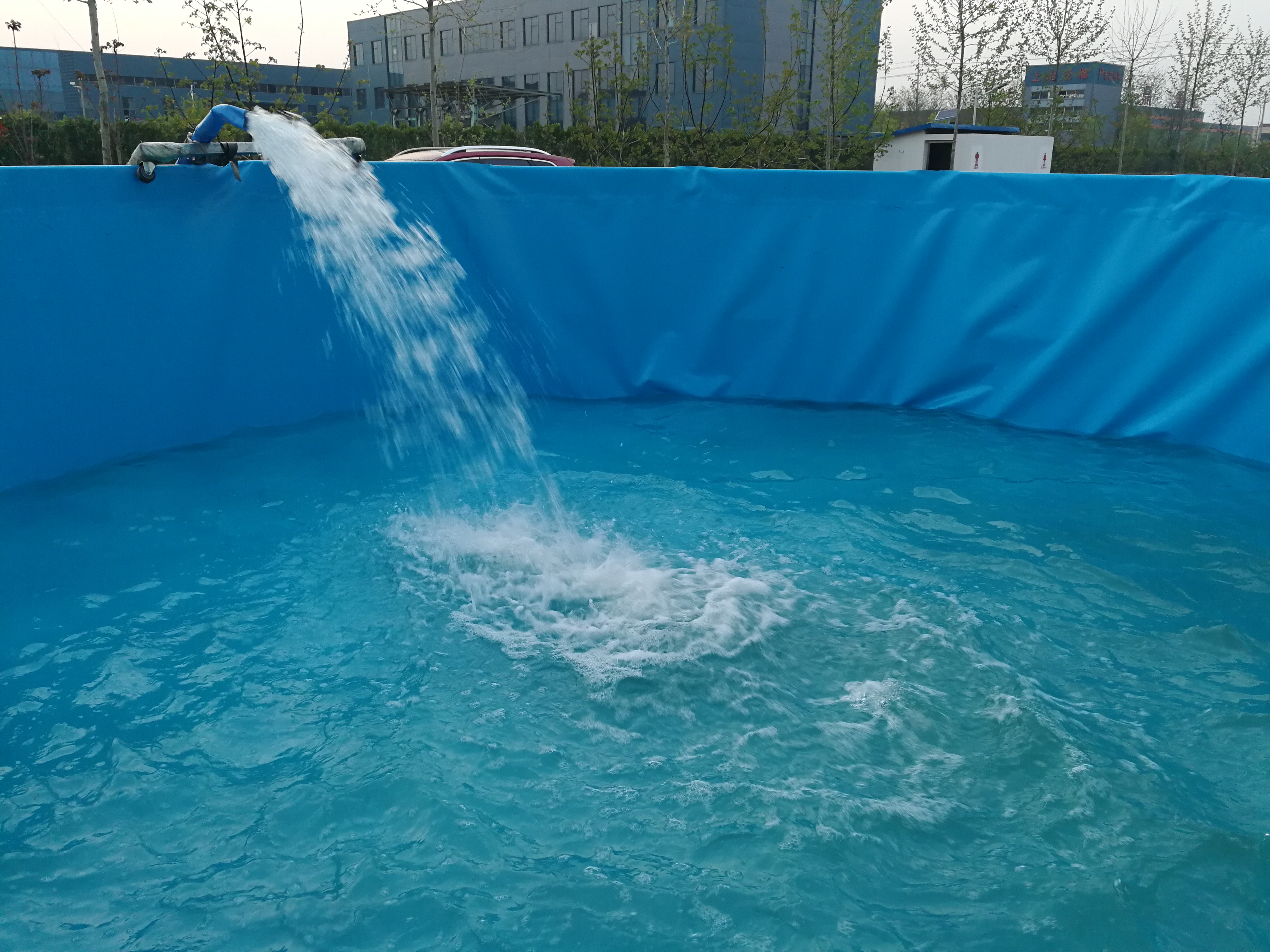 WOLIZE - Wholesale custom seafood portable black tarpaulin liner plastic 50000 liters fish pond FISH FARMING POND 12