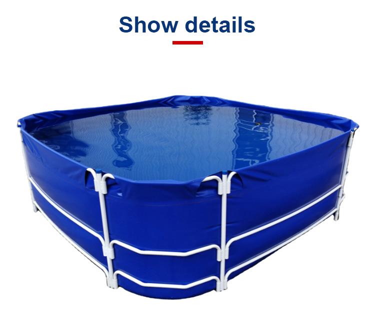 WOLIZE - China Tank Farming PVC Canvas Fish Tank Farming Fish foldable water tank For Fish Prawn FISH FARMING POND 13