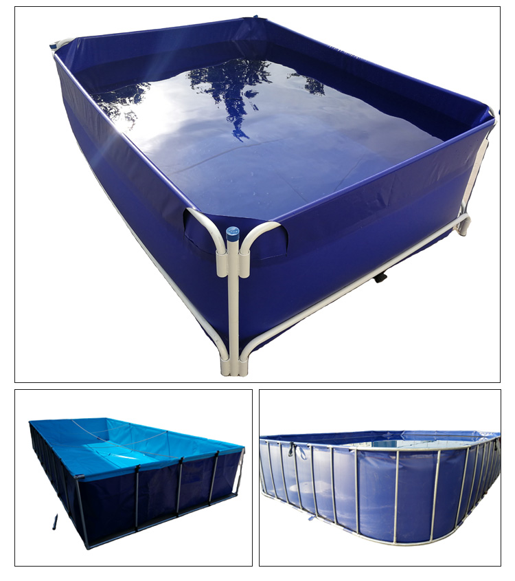 WOLIZE - Fish Farm Plastic Custom farm water monitoring system equipment plastic fish aquaculture tank Fish Tank /Round FRF Foldable FISH FARMING POND 14