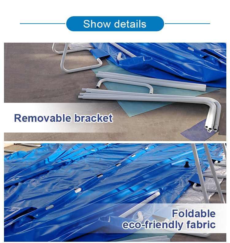 WOLIZE - Fish Farm Plastic Custom farm water monitoring system equipment plastic fish aquaculture tank Fish Tank /Round FRF Foldable FISH FARMING POND 11