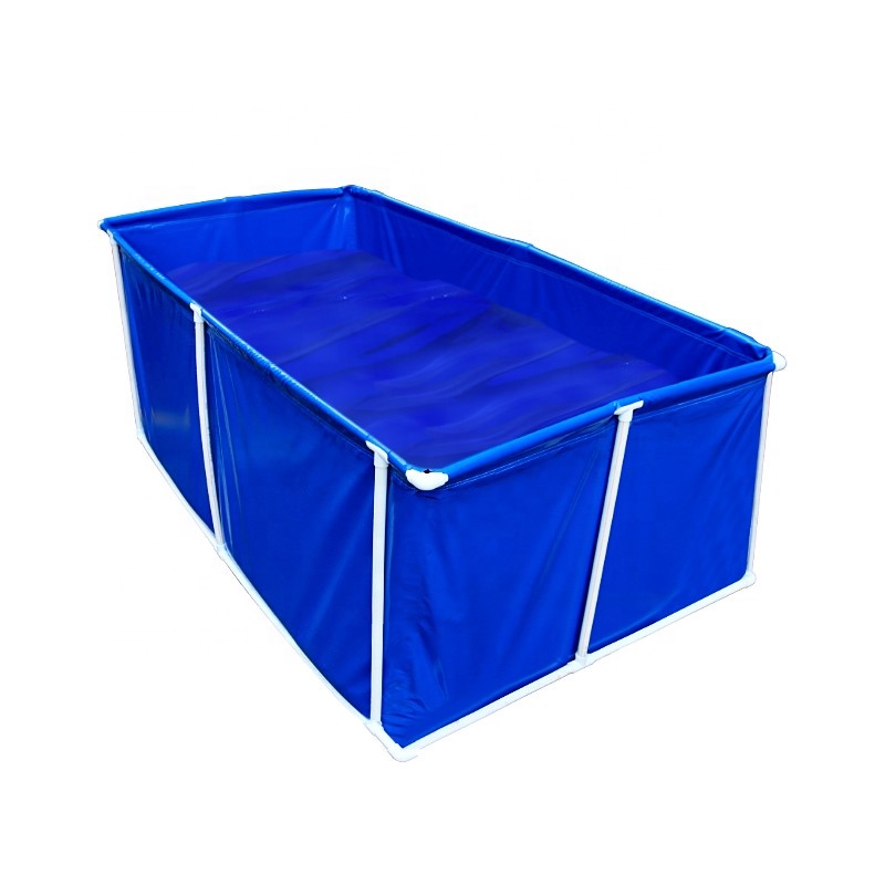 WOLIZE - Hot sale large PVC for folding thick canvas breeding pond fish farming plastic water tank FISH FARMING POND 11