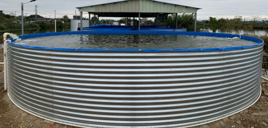 Advantages of galvanized canvas fish pond 1
