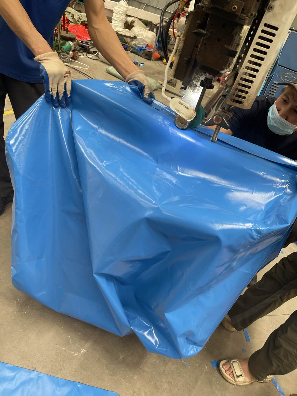 WOLIZE Fish Farming Tank is welded by hot-melt welding technology 1