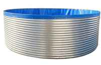 Galvanized sheet canvas pond fish farming 1