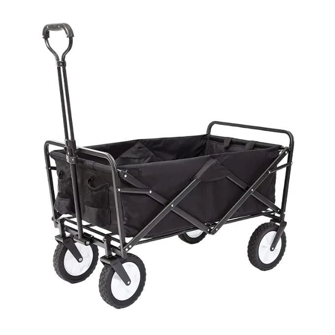 Collapsible Folding Wagon Cart 120 kg Capacity Folding Camping Cart 1