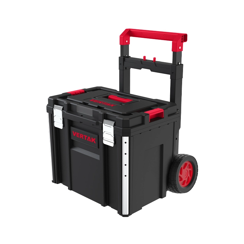 Stackable Tool Storage Mobile Tool Box with Telescopic Trolley-TH6302221 1