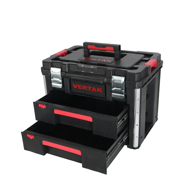 VERTAK Stackable Tool Boxes on Wheels Stackable Tool Boxes on Wheels Supply 3