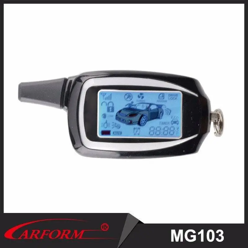 NEW arrived MAGICAR M103AS two way car alarm security system with dialogue code 1