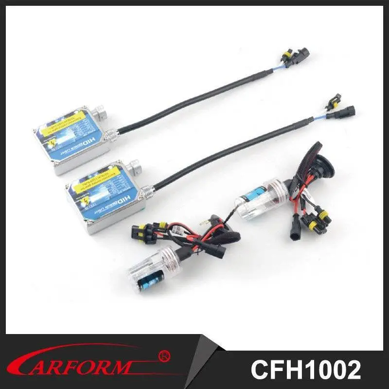 Factory price over 3000 hours 35W high power 3000K to 15000K HID conversion kits AC/DC HID xenon headlight 1