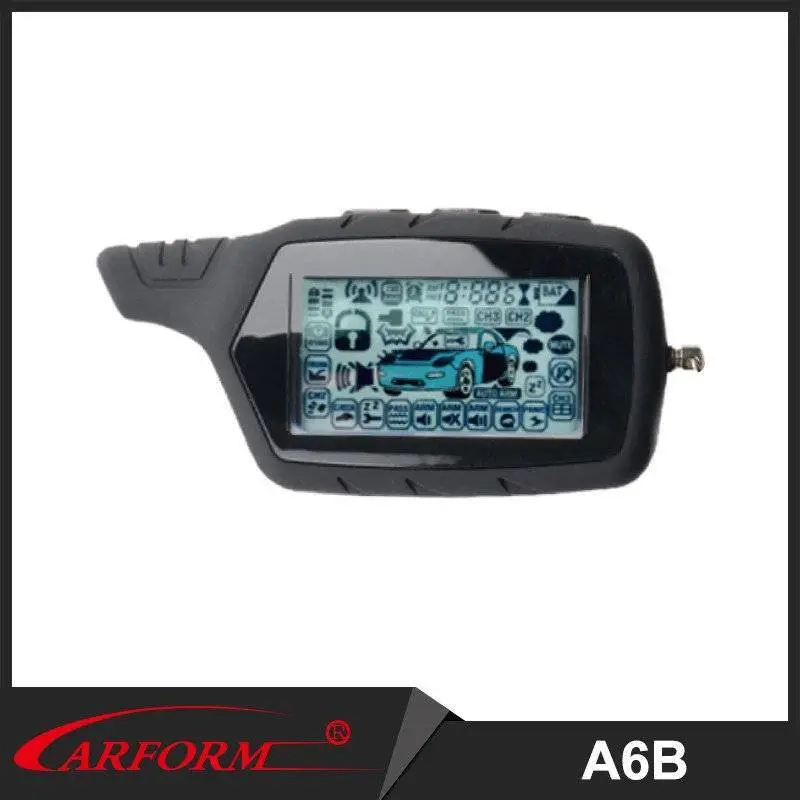 Genius 2 way car alarm A6B for Colombia Venezuela Chile Latin South America 1