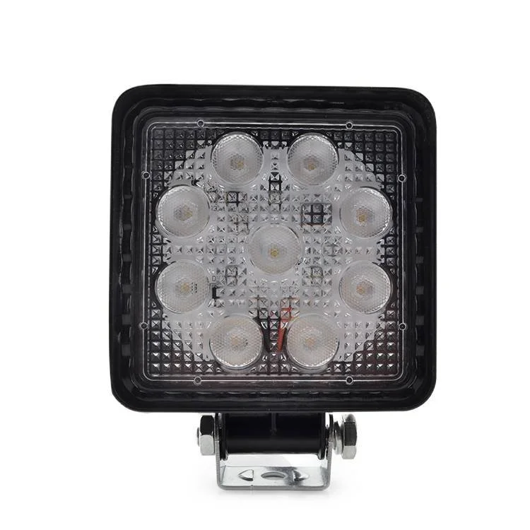27W Off-Road LED Work Light with IP67 Waterproof Flood Beam For  Jeeps Tractor Fog Light Truck SUV Car 1