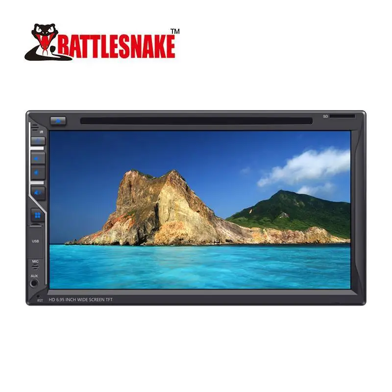 NEW Product Double Din Car HD 6.95 Inch Wide Screen TFT DVD 1