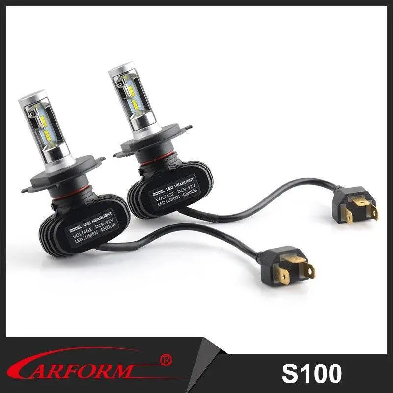 High Bright Led Car Headlight Bulbs S100 for H4 H7 H11 H13 9004 9005 Auto LED Headlight kit 1