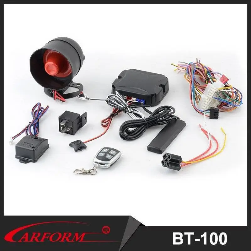 2019 Newest PKE Car Alarm System BT-100 Bluetooth Car Alarm with Starlionr Mobile APP 1