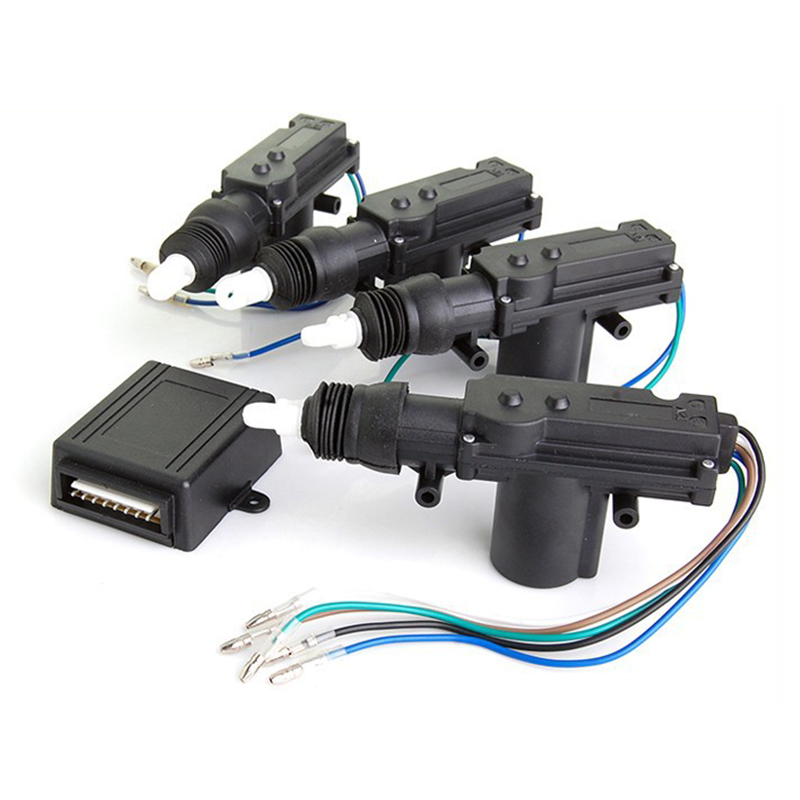 High class central door locking system with nails 1 master CF305 12V Heavy power motor 5.5 KGS Door actuators 4