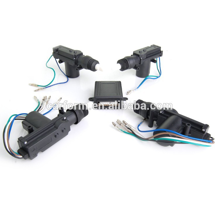 High class central door locking system with nails 1 master CF305 12V Heavy power motor 5.5 KGS Door actuators 5
