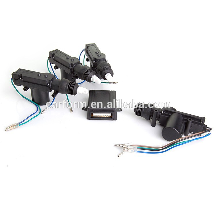 High class central door locking system with nails 1 master CF305 12V Heavy power motor 5.5 KGS Door actuators 3