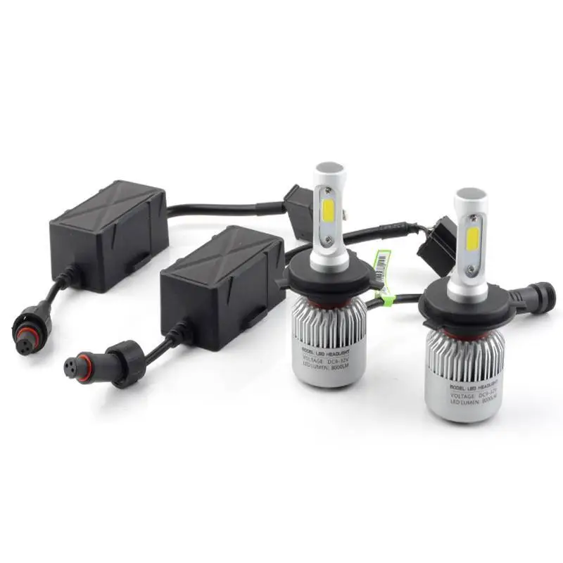 2019 New Design Top Quality COB 30W 4000lm highpower highbright h4 LED headlight kit 1