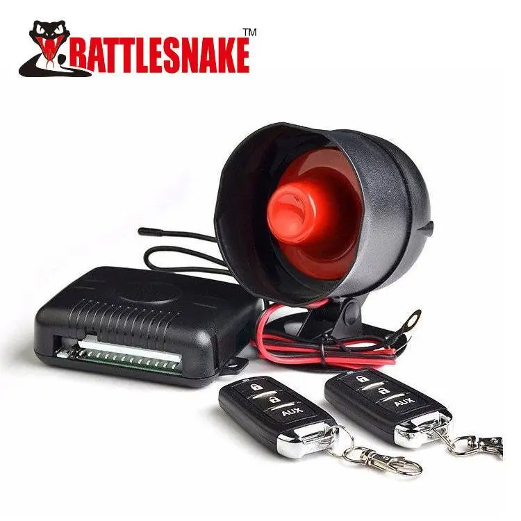 One way car alarm system 760T12 With learning code and remote control arm/disarm 1