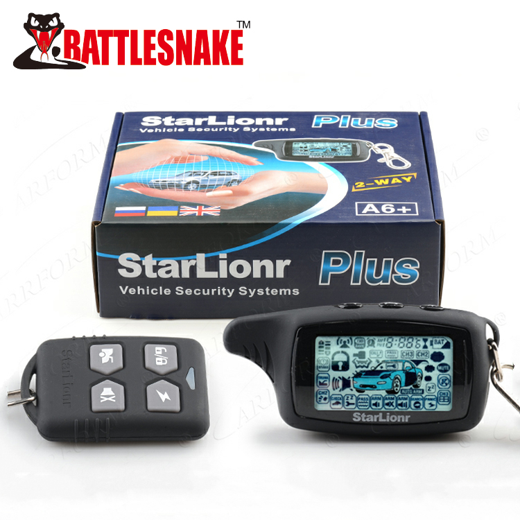 TWO WAY CAR ALARM ACCESSORIES A6+ with  CE,ISO9000 5