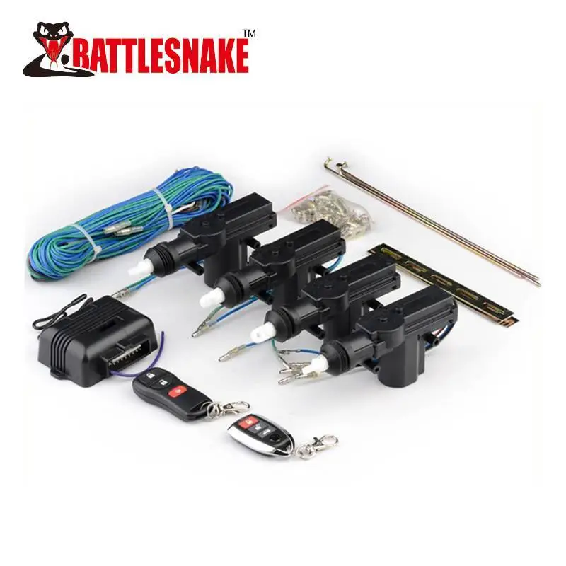 Universal Car Remote Central Locking System Power Door Lock / Unlock Remote Kit Keyless Entry 4 Doors 1