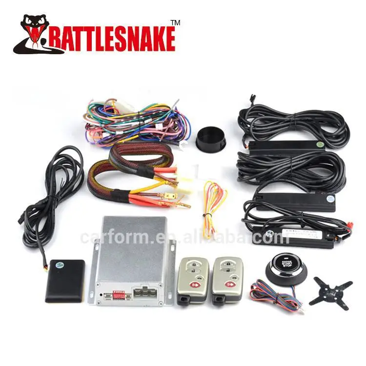 Car PKE Engine Start Stop System with Remote Engine Start Stop and Push button With Car Alarm Function CF7008 1