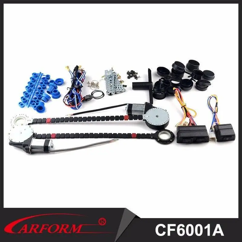 Universal High Quality Power Window Kits 2 door Power Window with High Force Motors CF6001A 1