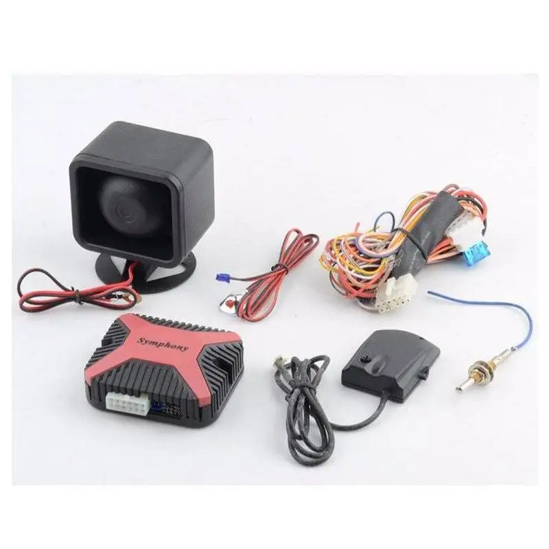 Upgrade one way car alarm CF898UP-02 with fashion red main unit design 1