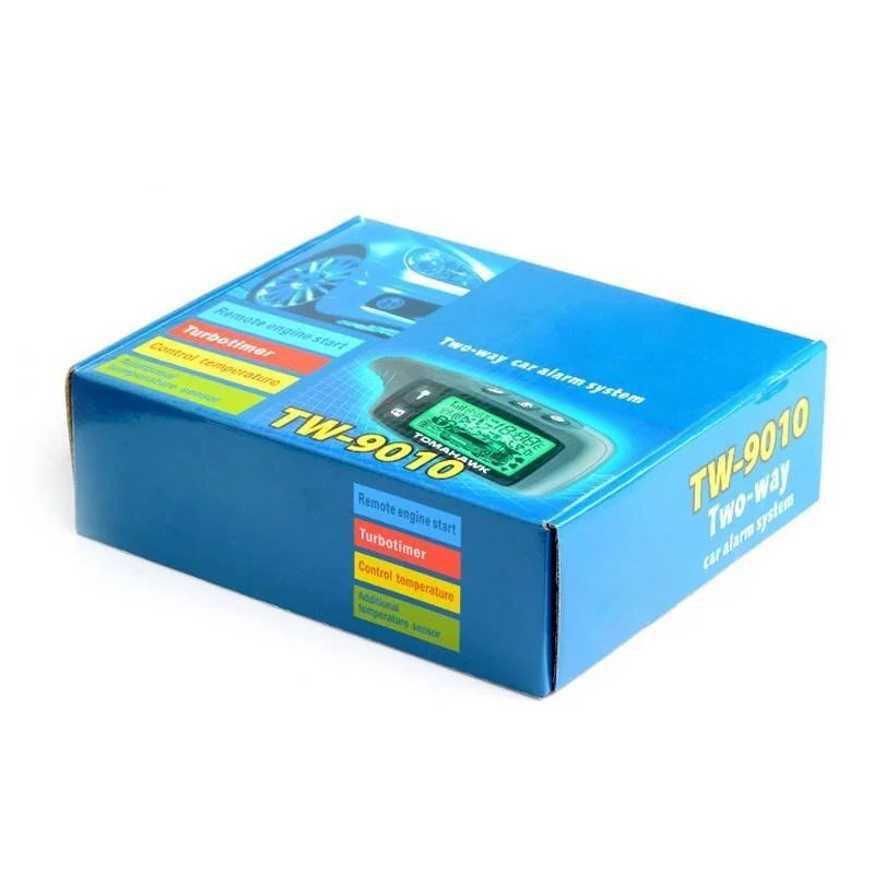 Classic style Two way car alarm with engine start long range remote car alarm 1