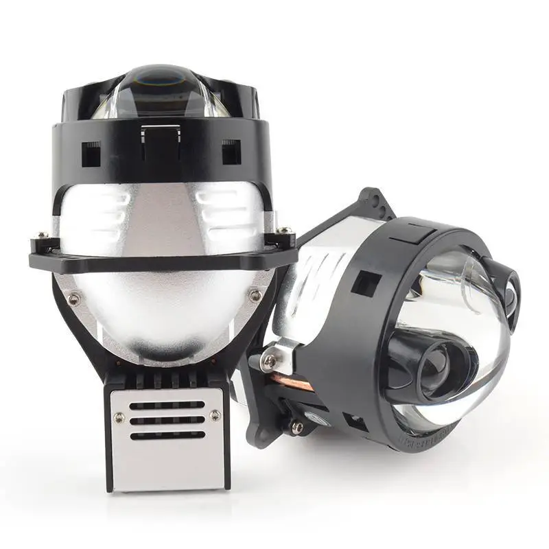 3 Inch Double Led Laser Projector LENS Module Car LENS Modified Laser Led LENS 1