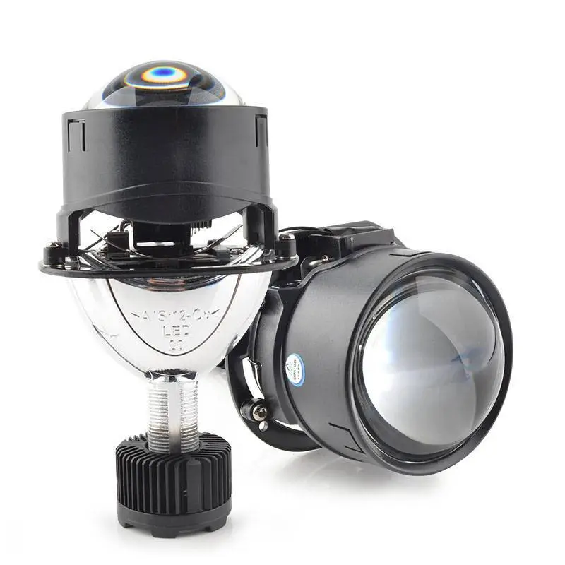 2.5 Inch bi led projector lens 50w high low beam led projector lens for car 1