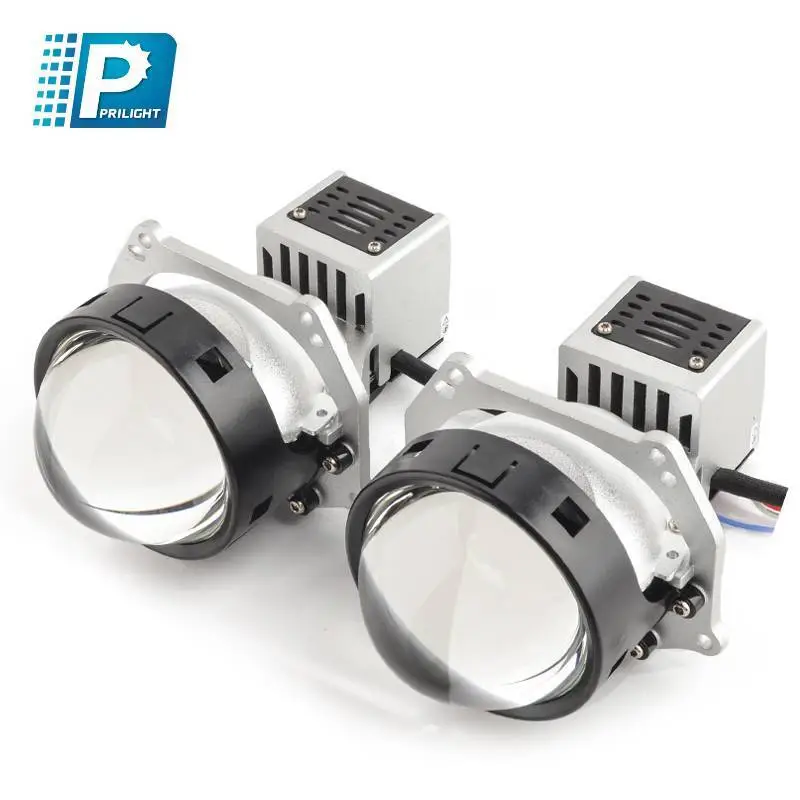 Laser Bi Led Projector Lens 3.0 70W 6000K Car Bi-Led Projector Lens Laser Headlight With Double Beads and Reflective Cups 1