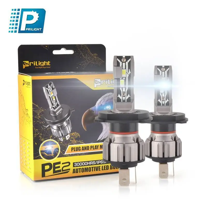 Car head light bulb 80w 12000lm custom headlight H7 H8 H4 9006 car led light bulb auto headlight 1